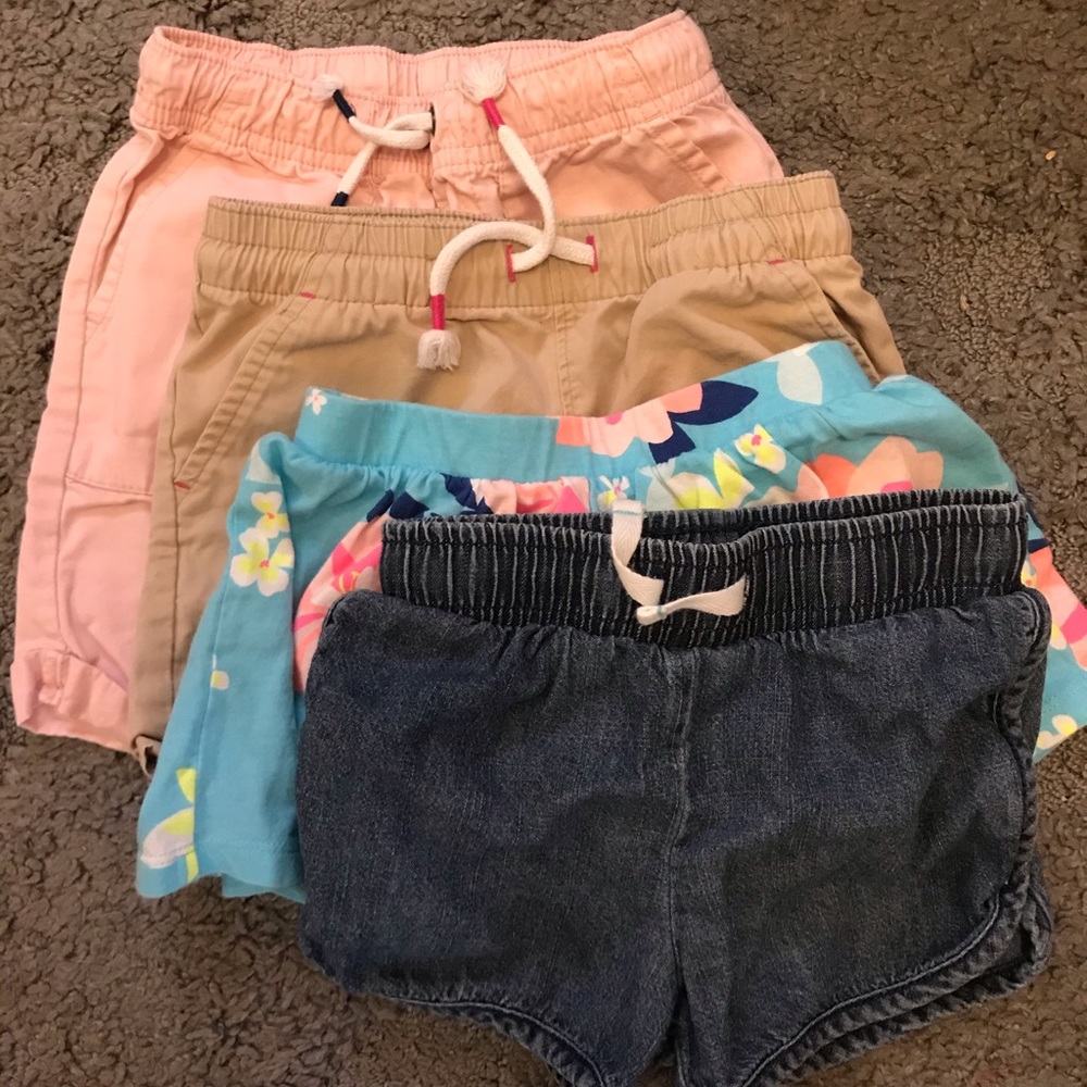 Lot of 4 toddler size 3t shorts